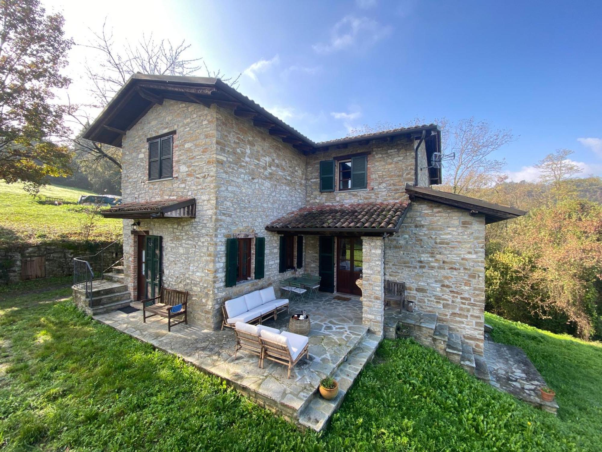 Vakantiehuis Casa Dolce Vista Monastero Bormida Luaran gambar